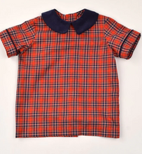 Load image into Gallery viewer, Red Plaid Short Set