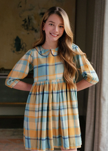 Load image into Gallery viewer, Annabel Plaid Dress- Harvest Plaid