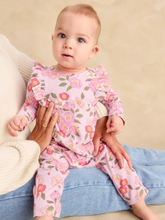 Load image into Gallery viewer, Rosa Canina Ruffle Shoulder Baby Romper