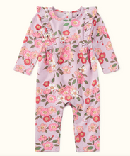 Load image into Gallery viewer, Rosa Canina Ruffle Shoulder Baby Romper
