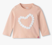 Load image into Gallery viewer, Cameo Rose Heart Gathered Back Tee