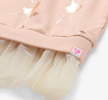 Load image into Gallery viewer, Foil Ballerinas Mix Media Top