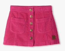 Load image into Gallery viewer, Pink A-Line Corduroy Skirt