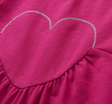 Load image into Gallery viewer, Very Berry Heart Applique Dress