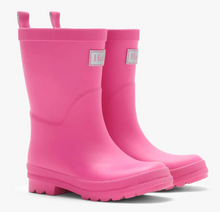 Load image into Gallery viewer, Pink Yarrow Matte Rain Boots