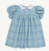 Load image into Gallery viewer, Mary Dal Dress- Audubon Park Plaid/ Sarasota Sky