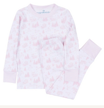 Load image into Gallery viewer, Holiday Toile Long Pajamas - Pink