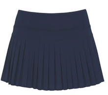 Load image into Gallery viewer, Mini Pleated Skort in Solid Navy