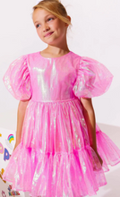 Load image into Gallery viewer, Crystal Pink Hologram Dress