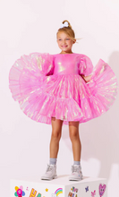 Load image into Gallery viewer, Crystal Pink Hologram Dress