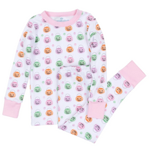 Load image into Gallery viewer, Pumpkin Party Long Pajamas - Pink