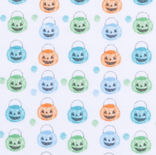 Load image into Gallery viewer, Pumpkin Party Long Pajamas - Light Blue