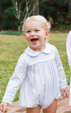 Load image into Gallery viewer, Covington Bubble Long Sleeve, Louisville Light Blue Ministripe