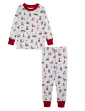 Load image into Gallery viewer, Santa's Merry Pups Pajama Set