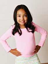 Load image into Gallery viewer, Bubblegum Pink Ruched Athleisure Top