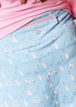Load image into Gallery viewer, Blue Fairway Tennis Skirt