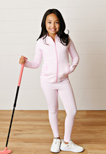 Load image into Gallery viewer, Pink Gingham Active Jacket