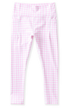 Load image into Gallery viewer, Pink Gingham Active Leggings