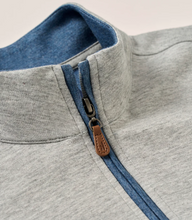 Load image into Gallery viewer, Sully Jr. 1/4 Zip Pullover- Light Gray