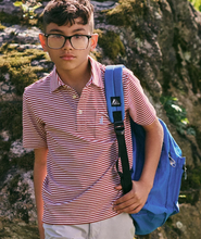 Load image into Gallery viewer, Jacks Stripe Polo- Bronco