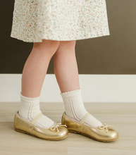 Load image into Gallery viewer, Gold Alia Ballerina Flat