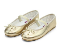 Load image into Gallery viewer, Gold Alia Ballerina Flat
