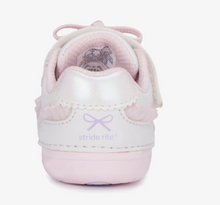 Load image into Gallery viewer, Stride Rite Softmotion Glimmer Bow Mini Sneaker