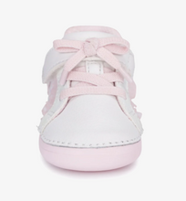 Load image into Gallery viewer, Stride Rite Softmotion Glimmer Bow Mini Sneaker