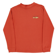 Load image into Gallery viewer, Long Sleeve Logo Tee - Mallard/Rust