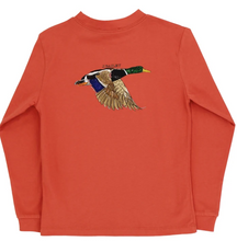 Load image into Gallery viewer, Long Sleeve Logo Tee - Mallard/Rust
