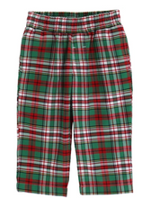 Load image into Gallery viewer, Charlie Pull On Pant - Christmas Plaid
