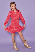 Load image into Gallery viewer, Indie Dress- Cambridge Crimson Floral