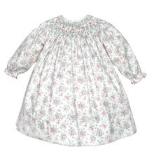 Load image into Gallery viewer, Hand Bishop Smocked Floral Print Dress