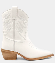 Load image into Gallery viewer, Zahara Mini Cowgirl Boots- White