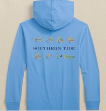 Load image into Gallery viewer, Kids Southern Tide Flies Long Sleeve Hoodie T-Shirt