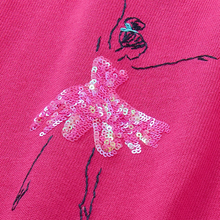 Load image into Gallery viewer, Sequin Ballerina Crew Neck Sweater