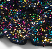 Load image into Gallery viewer, Rainbow Coins Sequins Flounce Skirt