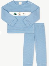 Load image into Gallery viewer, Bayou Play Set- Farm Louisville Light Blue Ministripe