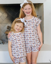 Load image into Gallery viewer, Emery Girls' Short Set - Western Pups