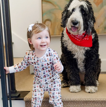 Load image into Gallery viewer, Parker Zipper Pajama - Western Pups