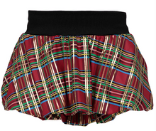 Load image into Gallery viewer, Christmas Plaid Bubble Skort