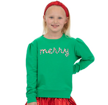 Load image into Gallery viewer, Sequin Merry Green Long Sleeve