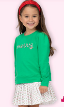 Load image into Gallery viewer, Candy Cane Mini Pleated Skort