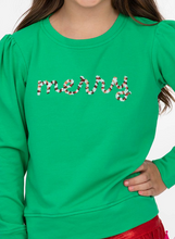 Load image into Gallery viewer, Sequin Merry Green Long Sleeve