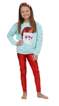 Load image into Gallery viewer, Red Shimmer Legging