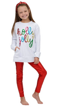 Load image into Gallery viewer, Red Shimmer Legging
