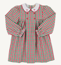 Load image into Gallery viewer, Della Marie Dress- Richmond Red and Kiawah Kelly Green Gingham