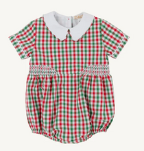 Load image into Gallery viewer, Brentley Bubble- Richmond Red and Kiawah Kelly Green Gingham