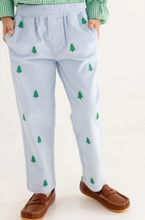 Load image into Gallery viewer, Critter Sheffield Pants- Corduroy- Buckhead Blue/ Christmas Trees