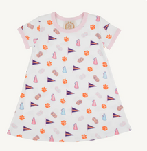 Load image into Gallery viewer, Polly Play Dress- Tiger Triumph with Palm Beach Pink